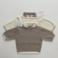 Load image into Gallery viewer, Baby Kid Unisex Solid Color Crochet Tops Wholesale 220819578

