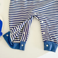 Load image into Gallery viewer, Baby Kid Unisex Striped Animals Jumpsuits Wholesale 220819588

