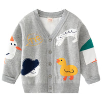 Load image into Gallery viewer, Baby Kid Boys Animals Crochet Cardigan Wholesale 220819598
