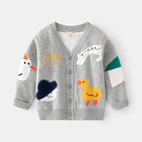 Load image into Gallery viewer, Baby Kid Boys Animals Crochet Cardigan Wholesale 220819598

