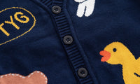 Load image into Gallery viewer, Baby Kid Boys Animals Crochet Cardigan Wholesale 220819598
