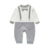 Load image into Gallery viewer, Baby Unisex Striped Color-blocking Print Jumpsuits Wholesale 22081984
