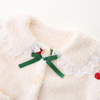 Load image into Gallery viewer, Baby Girls Fruit Bow Lace Jumpsuits Wholesale 220823150
