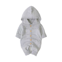 Load image into Gallery viewer, Baby Unisex Solid Color Crochet Jumpsuits Wholesale 220823158
