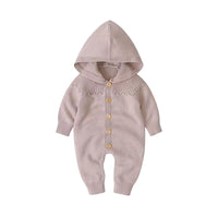 Load image into Gallery viewer, Baby Unisex Solid Color Crochet Jumpsuits Wholesale 220823158
