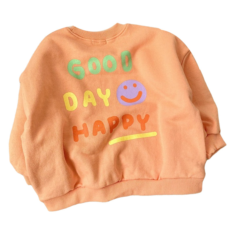 Baby Unisex Letters Expression Hoodies Swearshirts Wholesale 220823234
