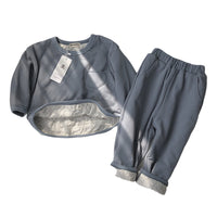 Load image into Gallery viewer, 2 Pieces Set Baby Kid Girls Boys Solid Color Tops And Pants Wholesale 22082324
