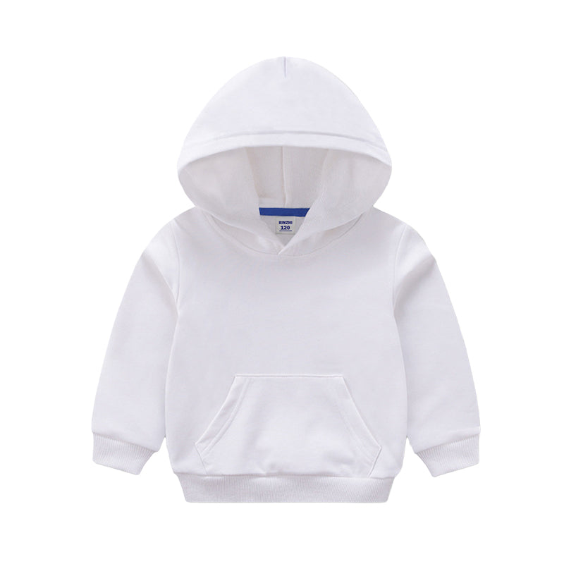 Baby Kid Girls Boys Solid Color Hoodies Swearshirts Wholesale 22082326