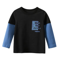 Load image into Gallery viewer, Baby Kid Boys Letters Print Tops Wholesale 220823347
