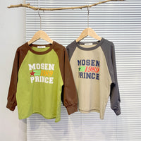 Load image into Gallery viewer, Baby Kid Boys Letters Color-blocking Tops Wholesale 220823478
