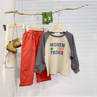 Load image into Gallery viewer, Baby Kid Boys Letters Color-blocking Tops Wholesale 220823478
