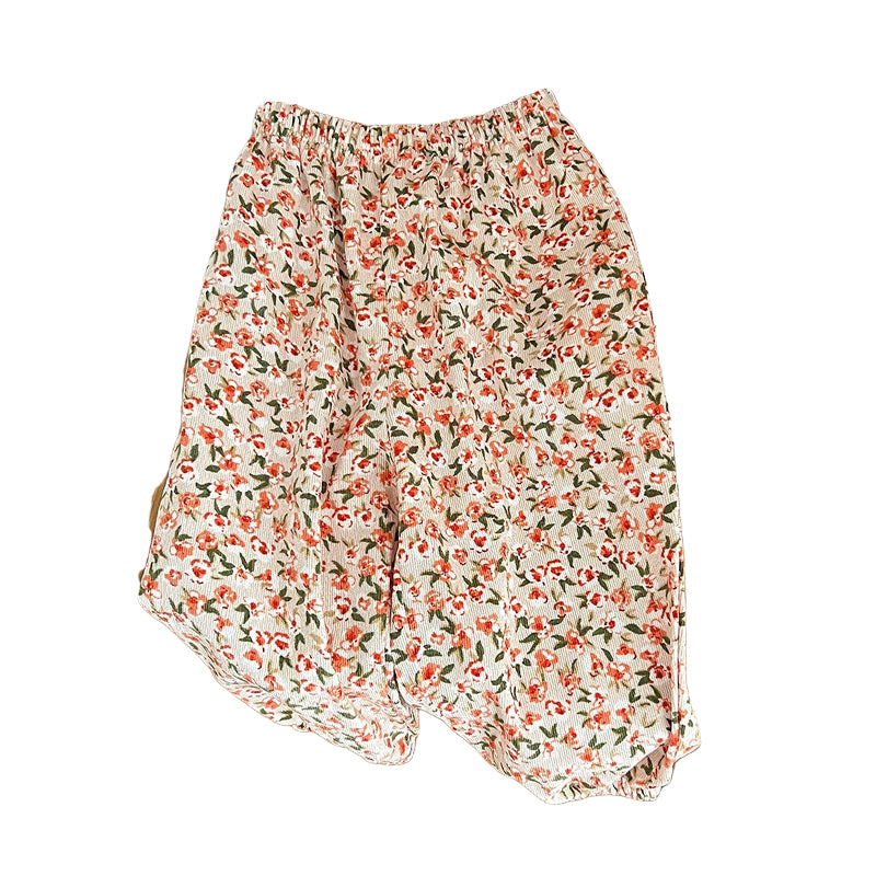 Baby Kid Girls Flower Print Pants Wholesale 220823602