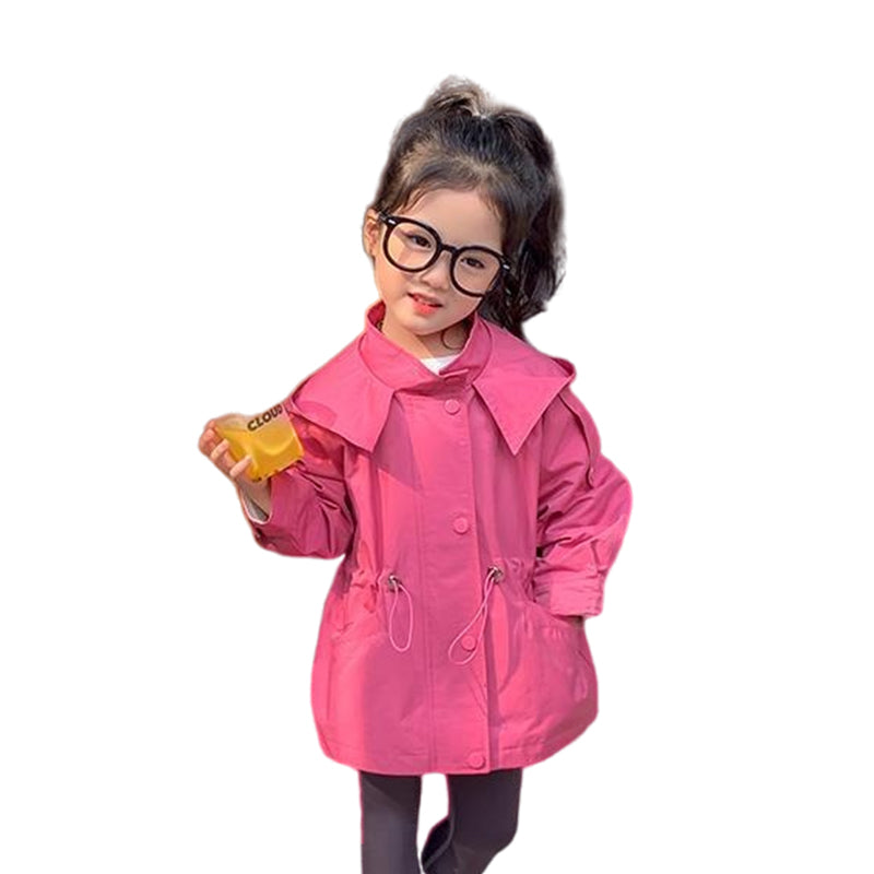 Baby Kid Girls Solid Color Coats Wholesale 220823604