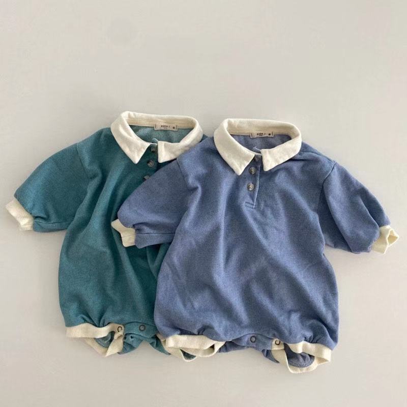 Baby Boys Color-blocking Polo Shirts Wholesale 220824221