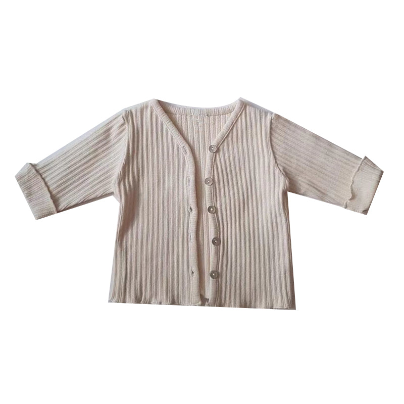 Baby Unisex Solid Color Jackets Outwears Wholesale 220824272