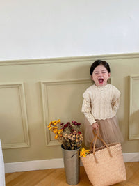 Load image into Gallery viewer, Baby Kid Girls Solid Color Crochet Vests Waistcoats Knitwear Wholesale 220824302
