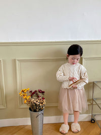 Load image into Gallery viewer, Baby Kid Girls Solid Color Crochet Vests Waistcoats Knitwear Wholesale 220824302
