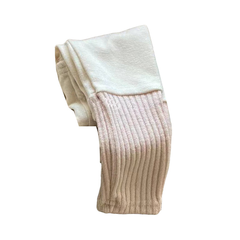 Baby Unisex Solid Color Muslin&Ribbed Pants Leggings Wholesale 220824318