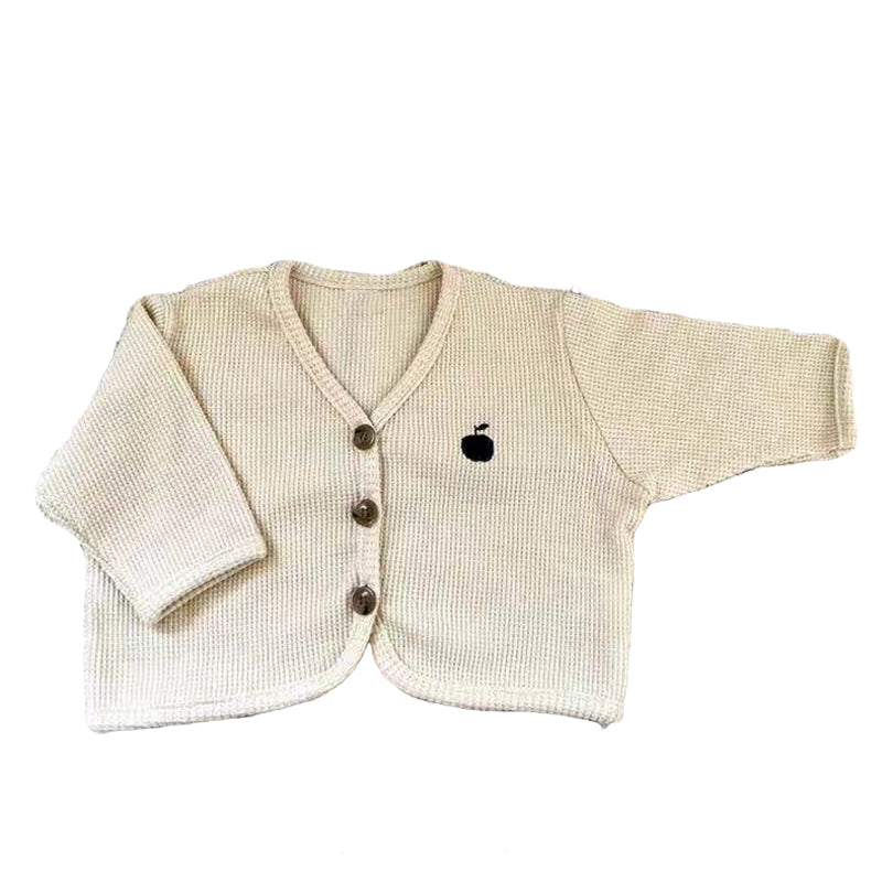 Baby Unisex Fruit Embroidered Jackets Outwears Wholesale 220824370