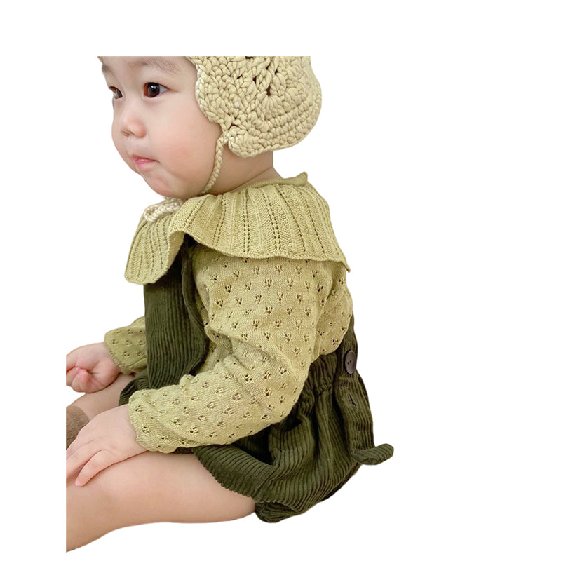Baby Girls Solid Color Sweaters Wholesale 22082466