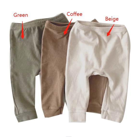 Baby Unisex Solid Color Pants Leggings Wholesale 22082493