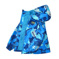 Load image into Gallery viewer, Kid Big Kid Boys Letters Camo Jackets Outwears Wholesale 220829112
