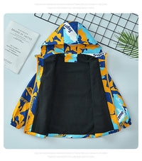 Load image into Gallery viewer, Kid Big Kid Boys Letters Camo Jackets Outwears Wholesale 220829112
