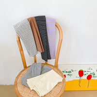 Load image into Gallery viewer, Baby Kid Girls Solid Color Striped Pants Wholesale 220829142
