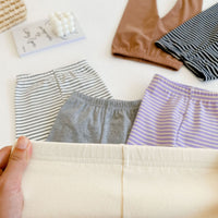 Load image into Gallery viewer, Baby Kid Girls Solid Color Striped Pants Wholesale 220829142
