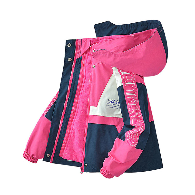 Kid Big Kid Girls Color-blocking Jackets Outwears Wholesale 220829144