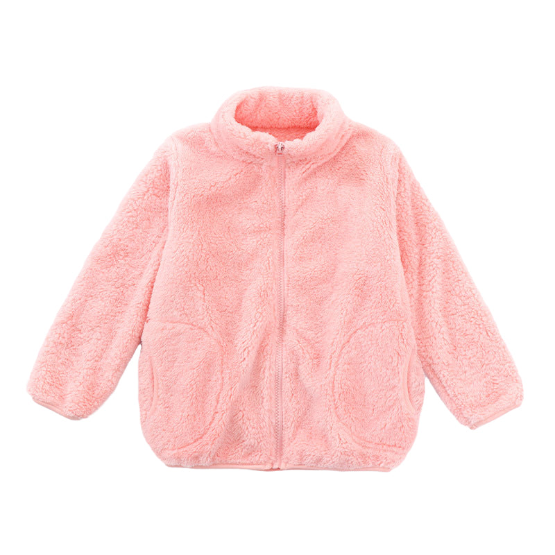 Baby Kid Big Kid Girls Solid Color Jackets Outwears Wholesale 220829146