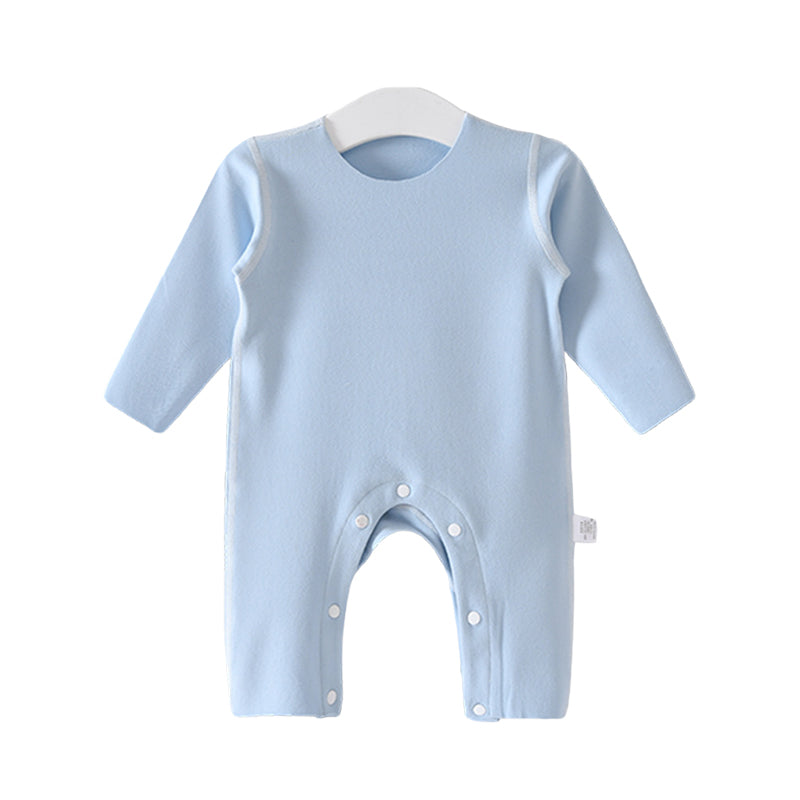 Baby Unisex Solid Color Jumpsuits Wholesale 220829153