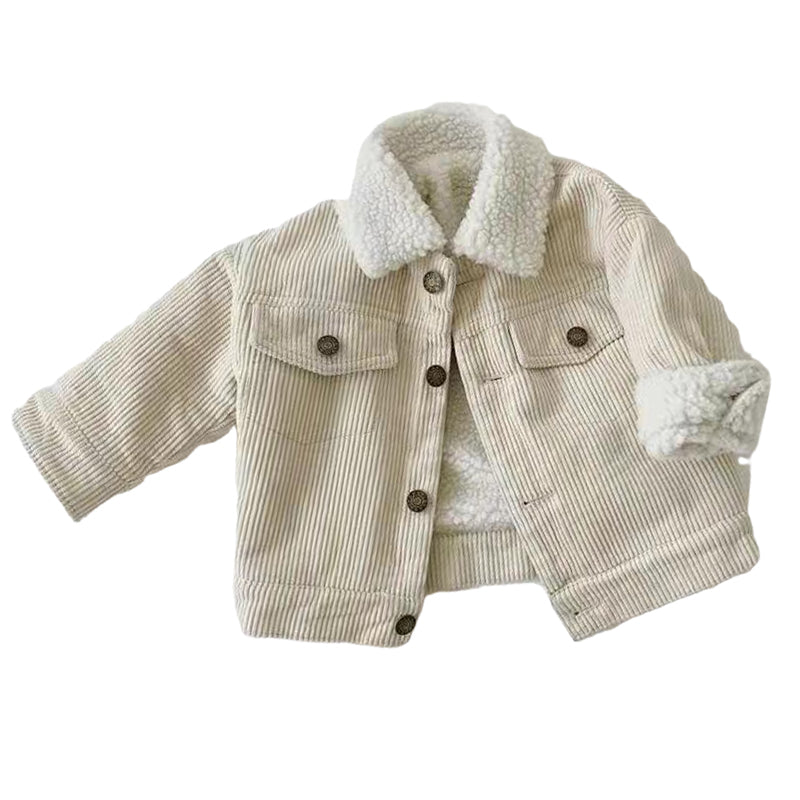 Baby Kid Unisex Solid Color Jackets Outwears Wholesale 220829183