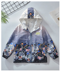 Load image into Gallery viewer, Kid Big Kid Boys Letters Cartoon Print Jackets Outwears Wholesale 220829197
