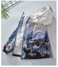 Load image into Gallery viewer, Kid Big Kid Boys Letters Cartoon Print Jackets Outwears Wholesale 220829197
