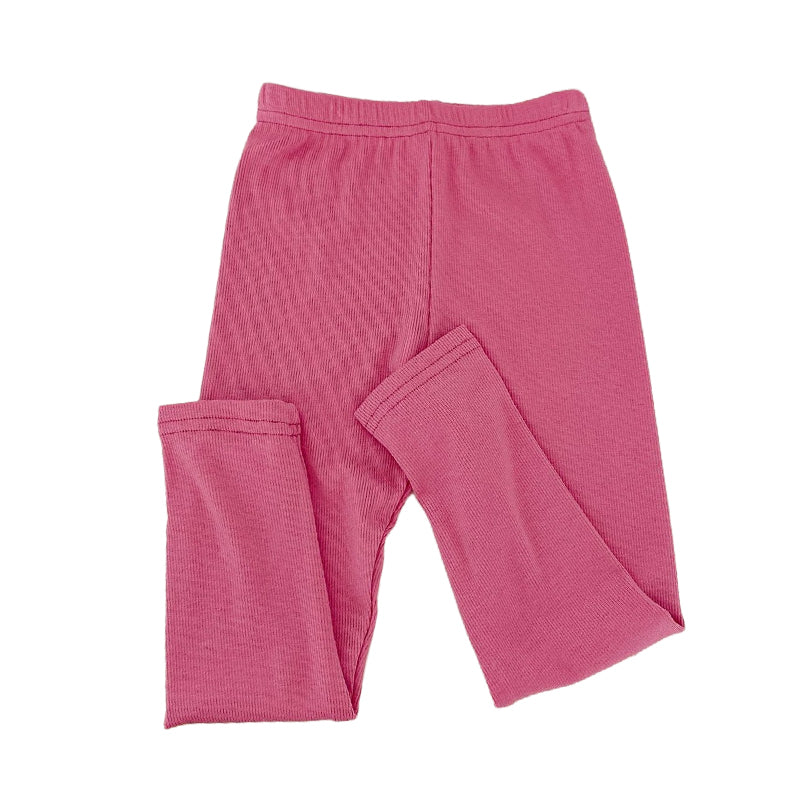 Baby Kid Girls Solid Color Muslin&Ribbed Pants Leggings Wholesale 220829414