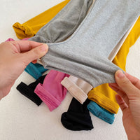 Load image into Gallery viewer, Baby Kid Girls Solid Color Muslin&amp;Ribbed Pants Leggings Wholesale 220829414
