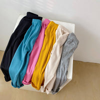 Load image into Gallery viewer, Baby Kid Girls Solid Color Muslin&amp;Ribbed Pants Leggings Wholesale 220829414
