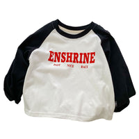 Load image into Gallery viewer, Baby Kid Girls Boys Letters Tops Wholesale 220829425
