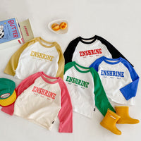 Load image into Gallery viewer, Baby Kid Girls Boys Letters Tops Wholesale 220829425

