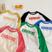 Load image into Gallery viewer, Baby Kid Girls Boys Letters Tops Wholesale 220829425
