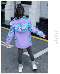 Load image into Gallery viewer, Kid Big Kid Girls Letters Print Jackets Outwears Wholesale 22082957
