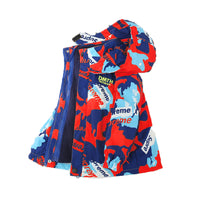 Load image into Gallery viewer, Kid Big Kid Boys Camo Jackets Outwears Wholesale 22082970
