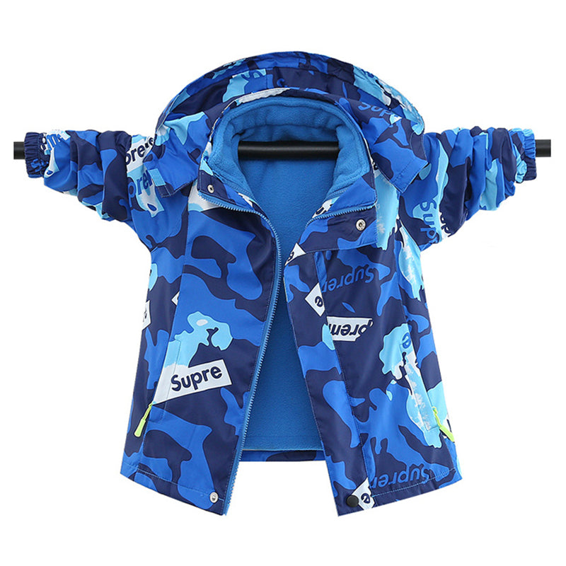 Kid Big Kid Boys Camo Jackets Outwears Wholesale 22082970