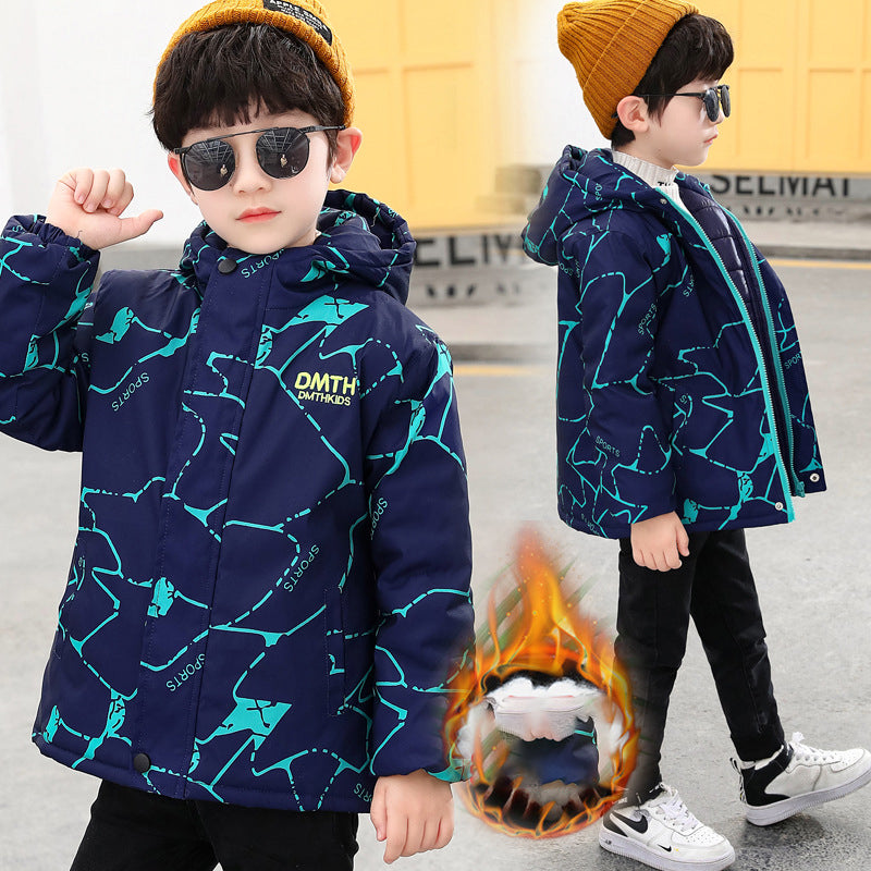 Kid Big Kid Boys Print Jackets Outwears Wholesale 22082972