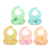 Load image into Gallery viewer, Baby Unisex Dinosaur Cartoon Print Baby Bibs Wholesale 22082976
