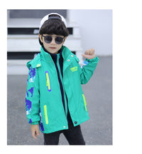 Load image into Gallery viewer, Kid Big Kid Boys Letters Camo Jackets Outwears Wholesale 22082981
