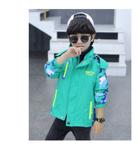 Load image into Gallery viewer, Kid Big Kid Boys Letters Camo Jackets Outwears Wholesale 22082981
