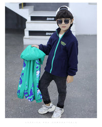 Load image into Gallery viewer, Kid Big Kid Boys Letters Camo Jackets Outwears Wholesale 22082981
