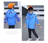 Load image into Gallery viewer, Kid Big Kid Boys Letters Camo Jackets Outwears Wholesale 22082981

